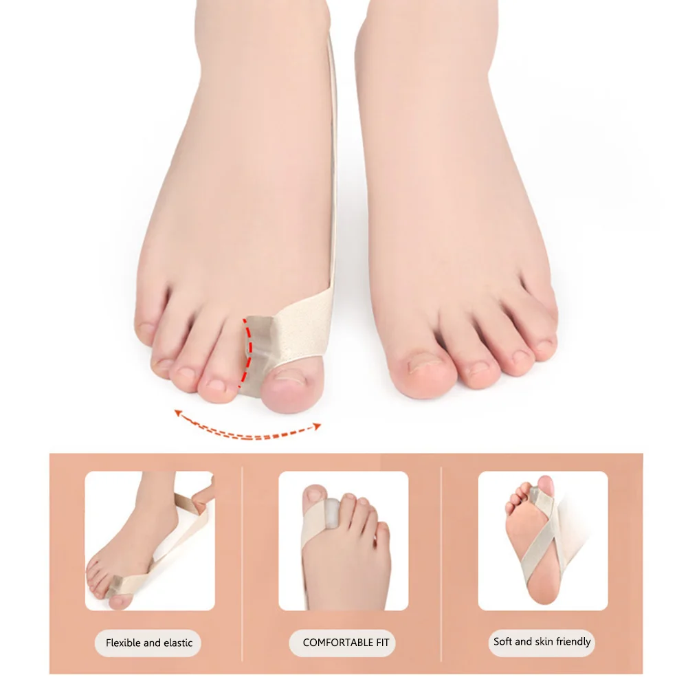Foot Hallux Valgus Pull Strap Relieve Pain Orthosis