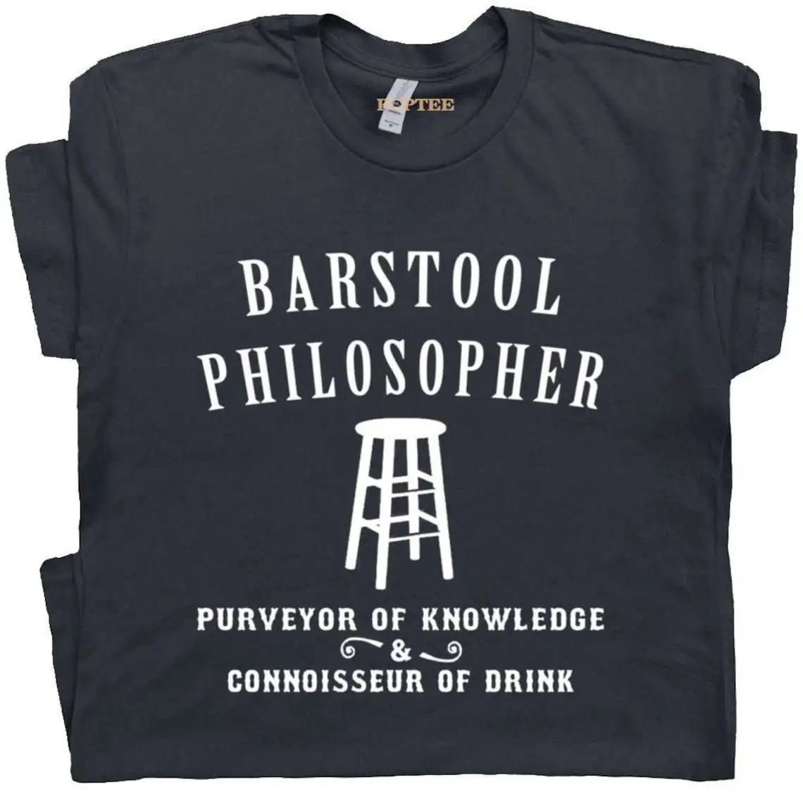 

Barstool Philosopher T Shirt Funny Men Beer Shirts Break Your Balls Unisex Graphic Tee Shirts Day Trader Cowhead Man Retro Tops