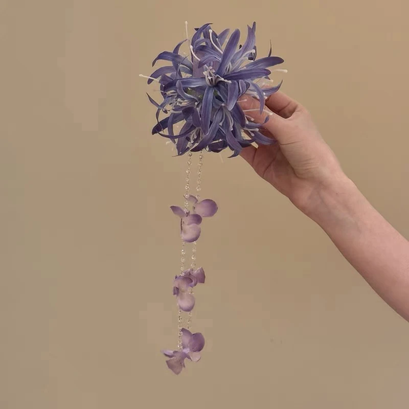 Mode Lilie Blume Haar Clip Kunststoff Blume Haar Klaue Für Frauen Mädchen Süße Vielseitige Shark Clip Exquisite Haar Zubehör – Detail 18