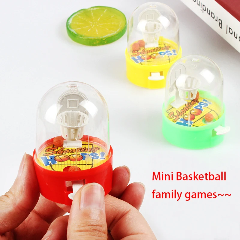 Mini Desktop Fingers Basketball Shooting Game Toys for Kids Birthday Easter Party Favors Pinata Filler Goodie Bag 12Pcs
