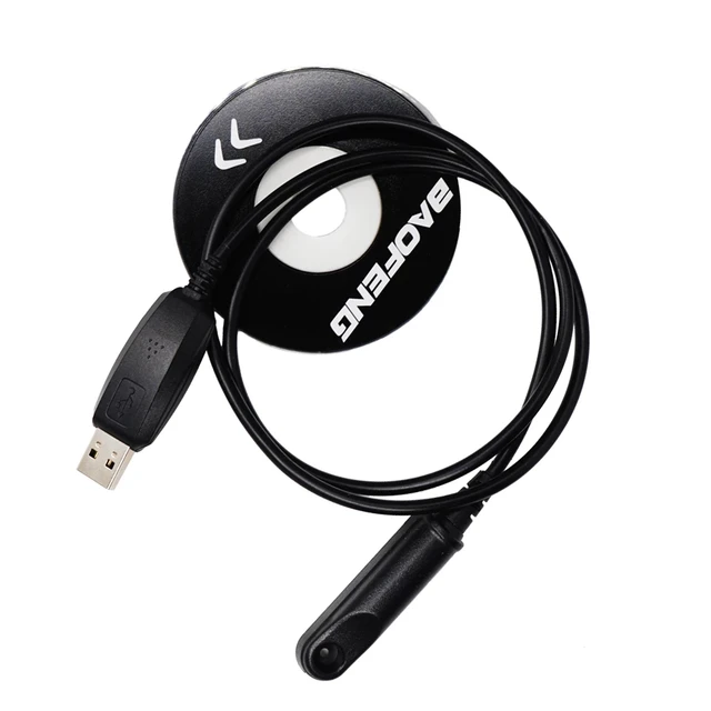 Cable De Programación USB Con CD Baofeng Walkie-talkie UV-9R - Mundo RC