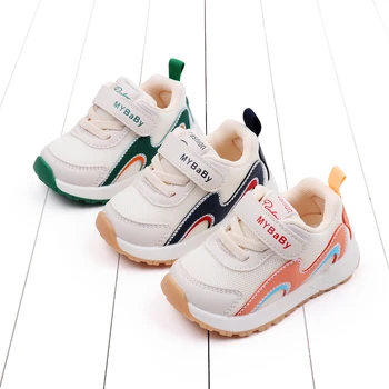 Scarpe per bambini Sneaker casual traspirante per neonati e ragazze 1-3 anni Suola in gomma antiscivolo Primavera e autunno 2023 Moda
