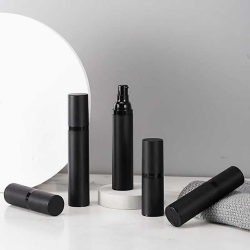 Vakuumpumpenflasche Nachfüllbarer Airless-Lotionpumpenspender Shampoo-Flüssigkeitsbehälter Reise-Lotion-Spender Schönheits-Hautpflege – Detail 6
