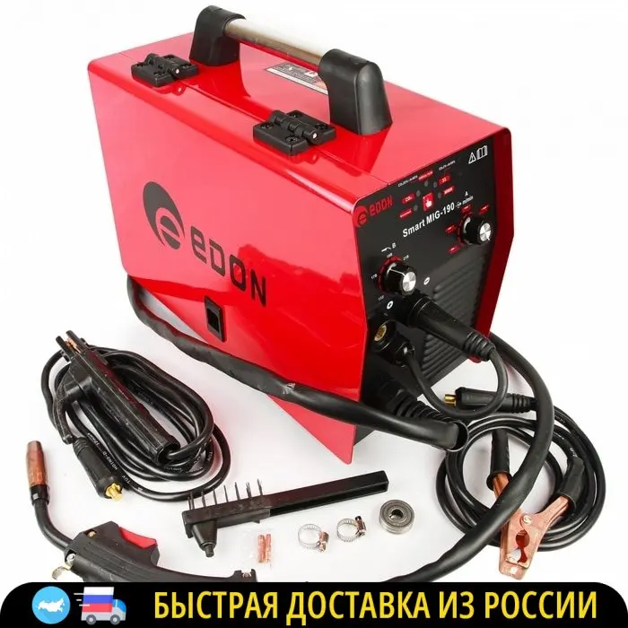 Semi-automatic welding device Edon Smart Mig 190 machine equipment Arc Welders Tools | Инструменты