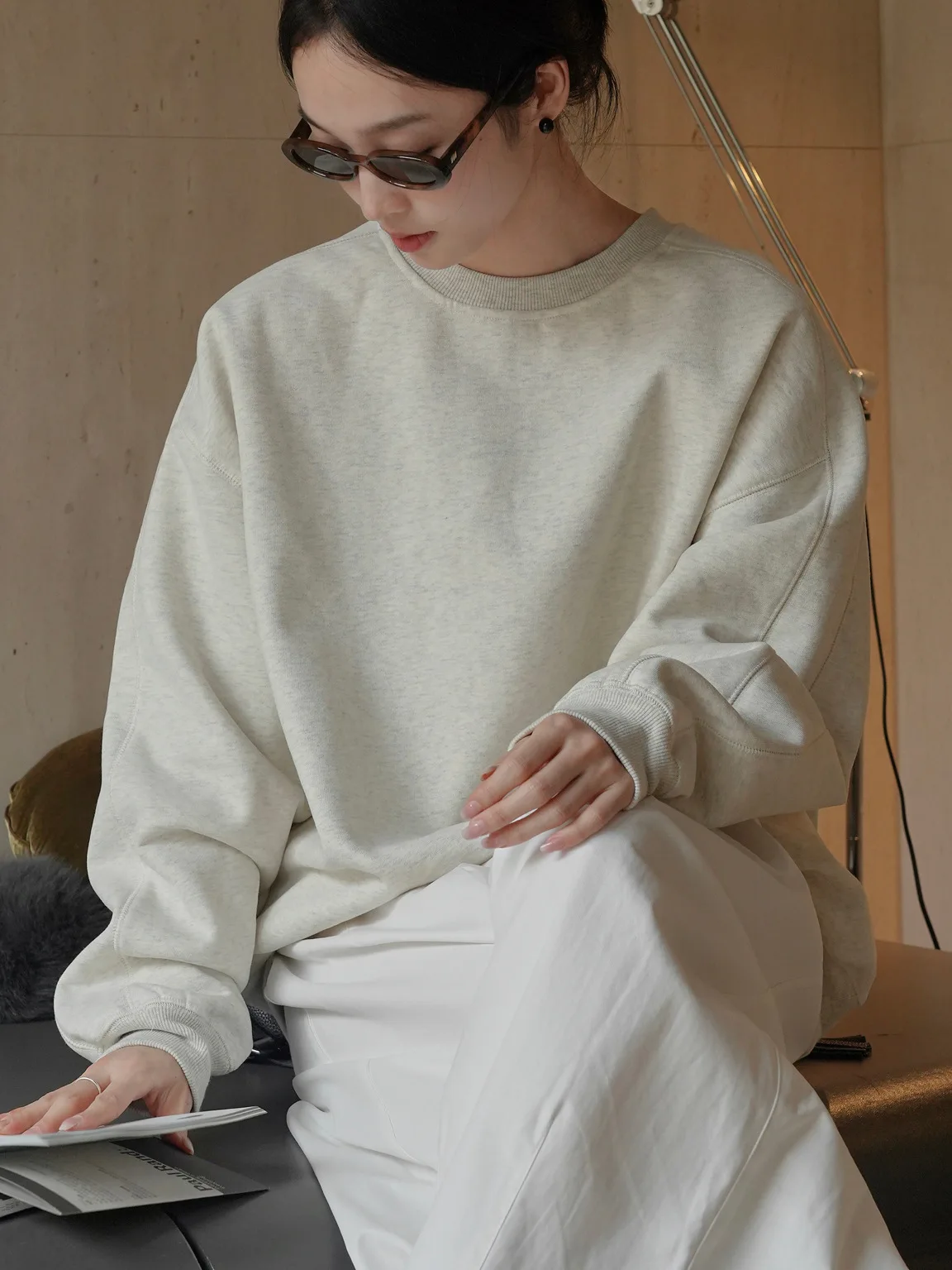 autumn-and-winter-women's-casual-solid-round-neck-long-sleeve-loose-sweatshirt