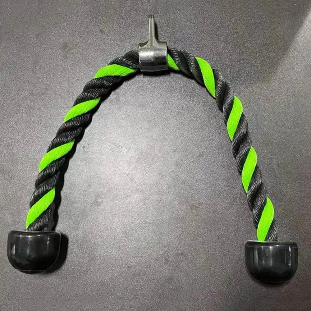 90cm Pull Down Rope Tricep Rope Abdominal Crunches Cable Muscle Training Push Pull Down Cord Pulldown Back Shoulder Exerciser