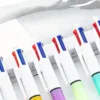 3pcs/set Creative 4 In 1 MultiColor Pen 0.5mm Black Blue Red Green Gel Ink Student Marking Pen Writing Tools School Supplies 4