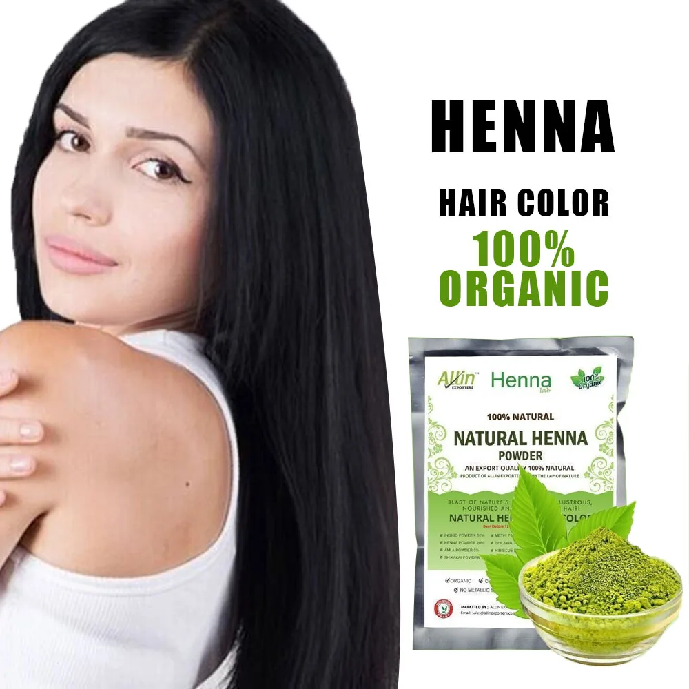 

Natural Plant Henna Hair Dye Black Brown Cover White Hair Nourish Hair, Soft, Shiny, Long-Lasting Dye Vibrant Hair 60g