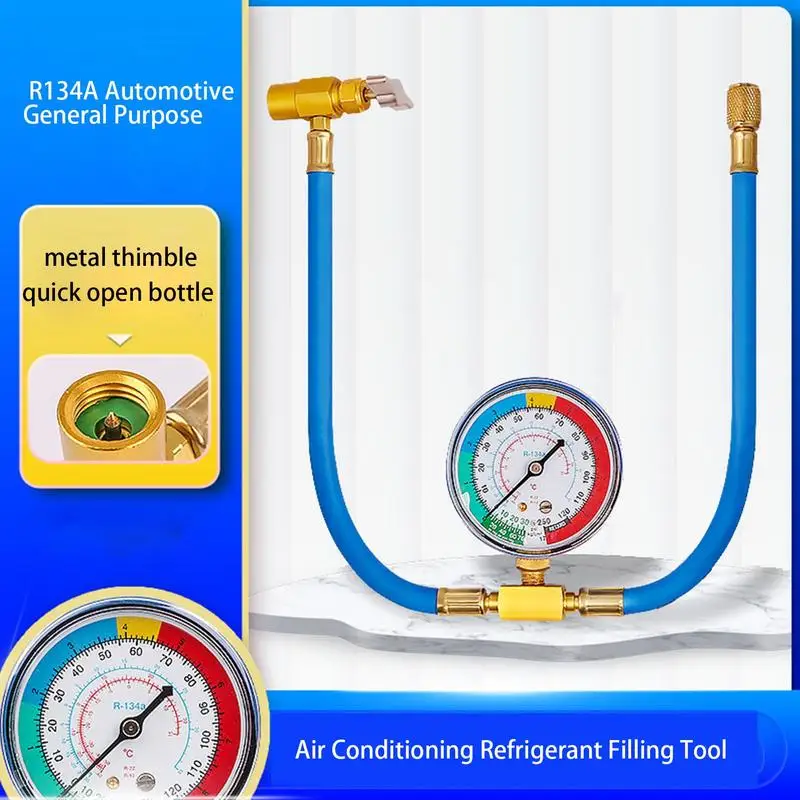 RefrigerantRechargeAcAirKitR134A134ACarConditioningHoseCon