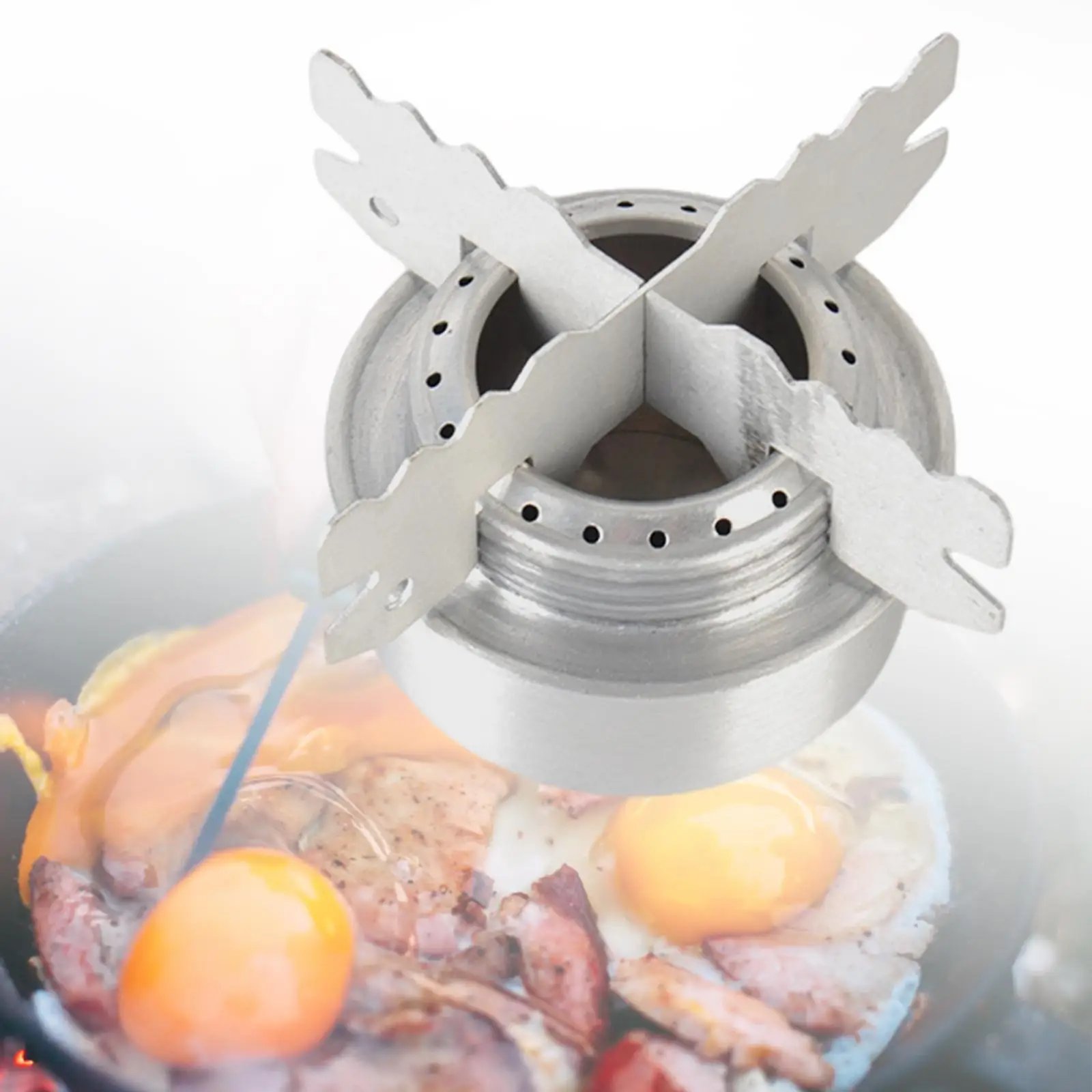 Mini Alcohols Stove Sturdy Portable Camping Stove for Picnic Hiking BBQ