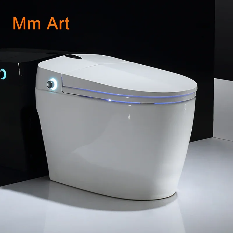 cheap 110V/220V auto open one piece japanese electric bidet siphonic intelligent smart wc automatic toilet