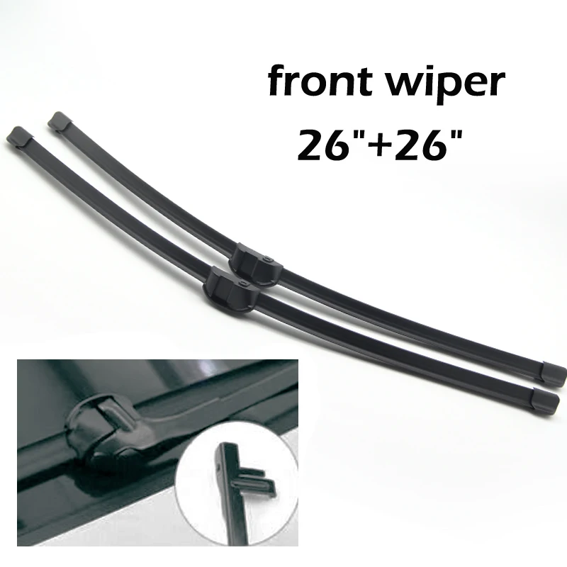 Wiper LHD RHD Front Wiper Blades For Porsche Cayenne 2010- 2017 Windshield Windscreen Front Window 26"+26"+14" 2