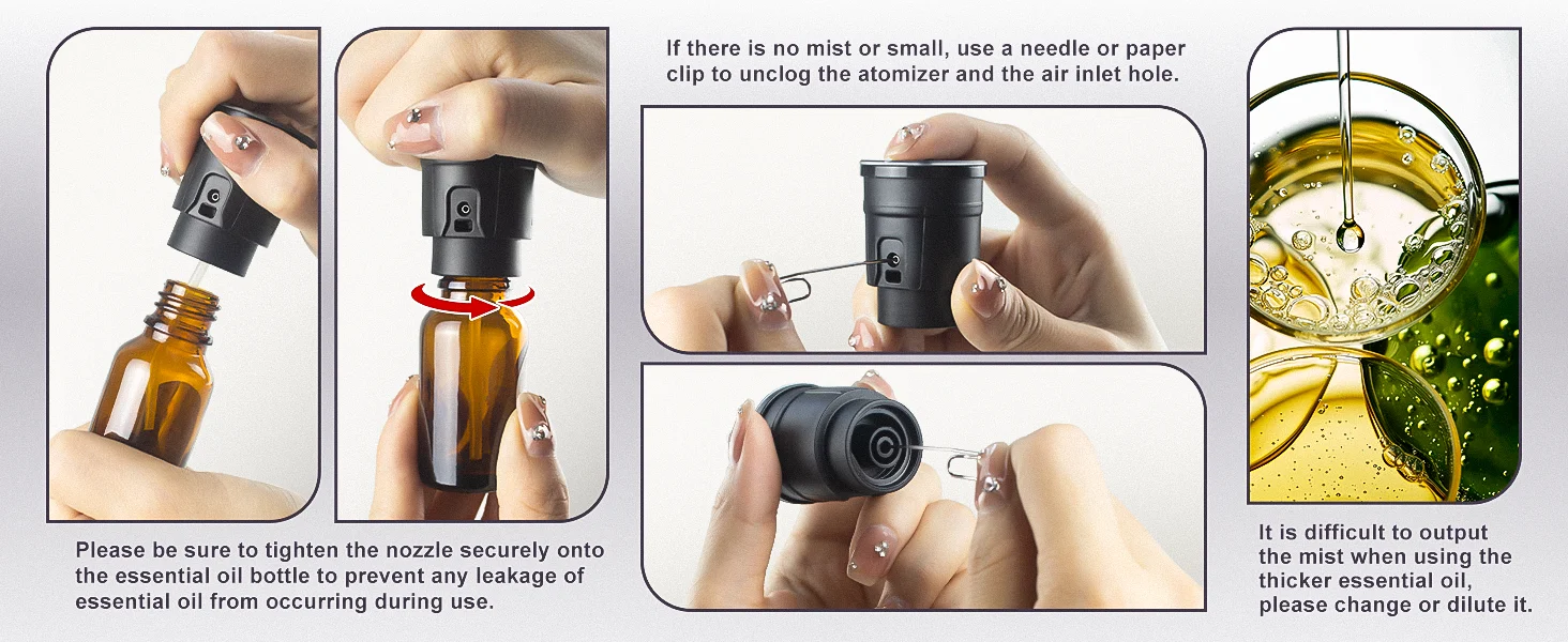 Waterless Diffuser for Essential Oil