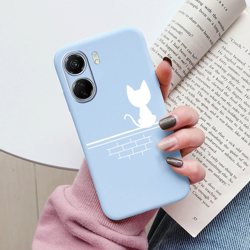 Silicone Soft TPU Protective Cat Design Phone Case with Little Dinosaur Shell