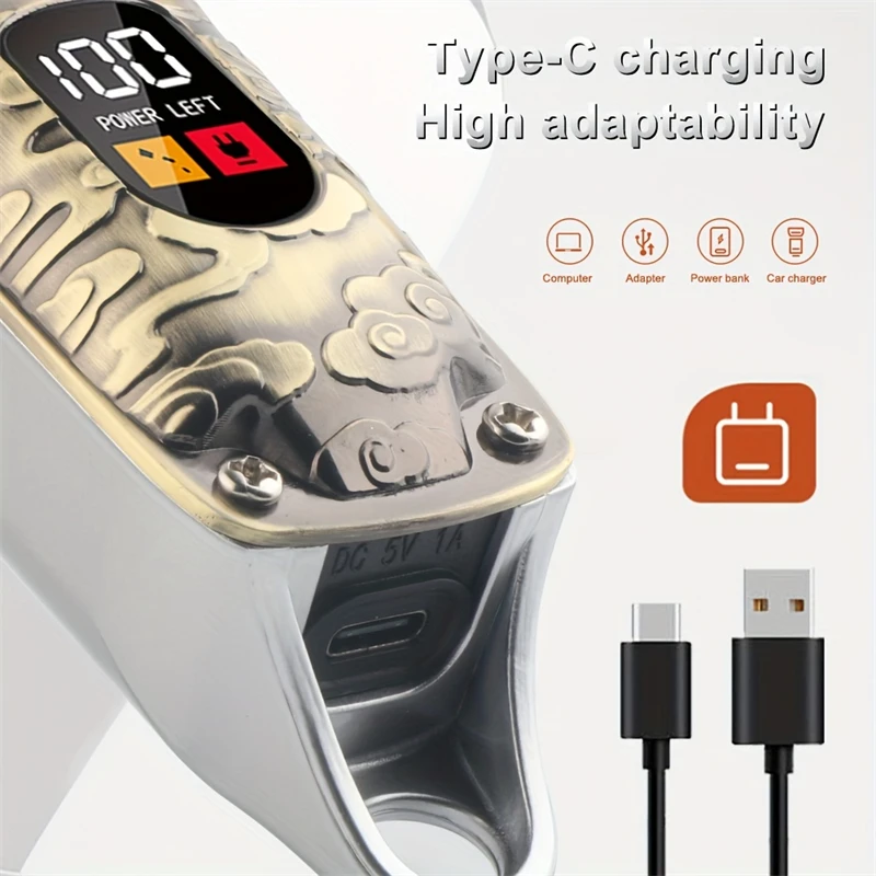 All-in-one men’s beauty set barber + trim USB metal body silent rechargeable lithium battery 2000 mah men’s holiday gift BEST SELLERS