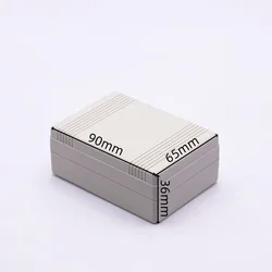 Durable Waterproof ABS Plastic Electronics Storage Enclosure Box (90x65x36mm - Grey)