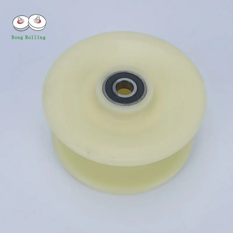 roda guia rolamento duplo 6201rs 04