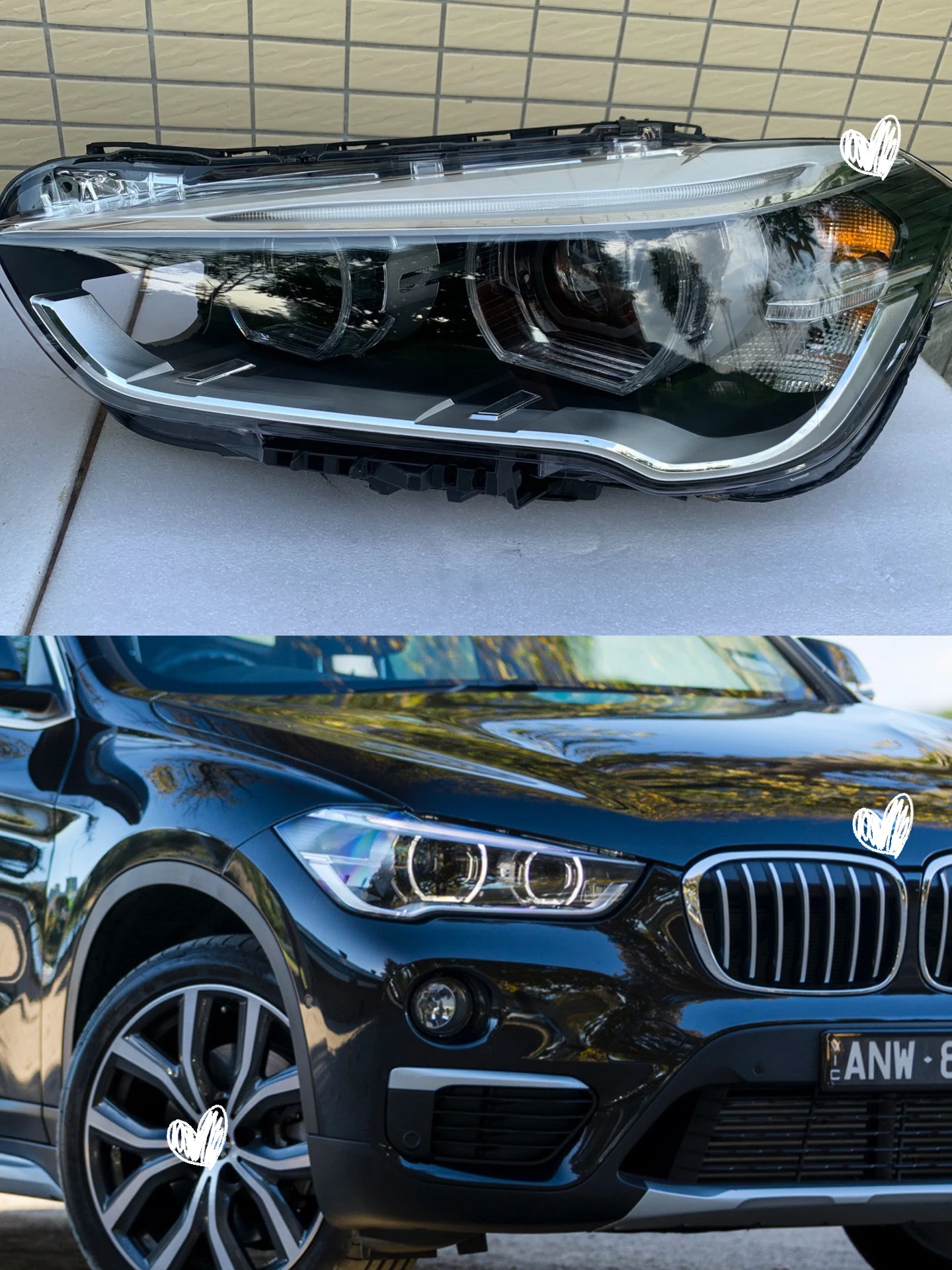 

For BMW X1 F49 Xenon Headlight Assembly 2016-2019