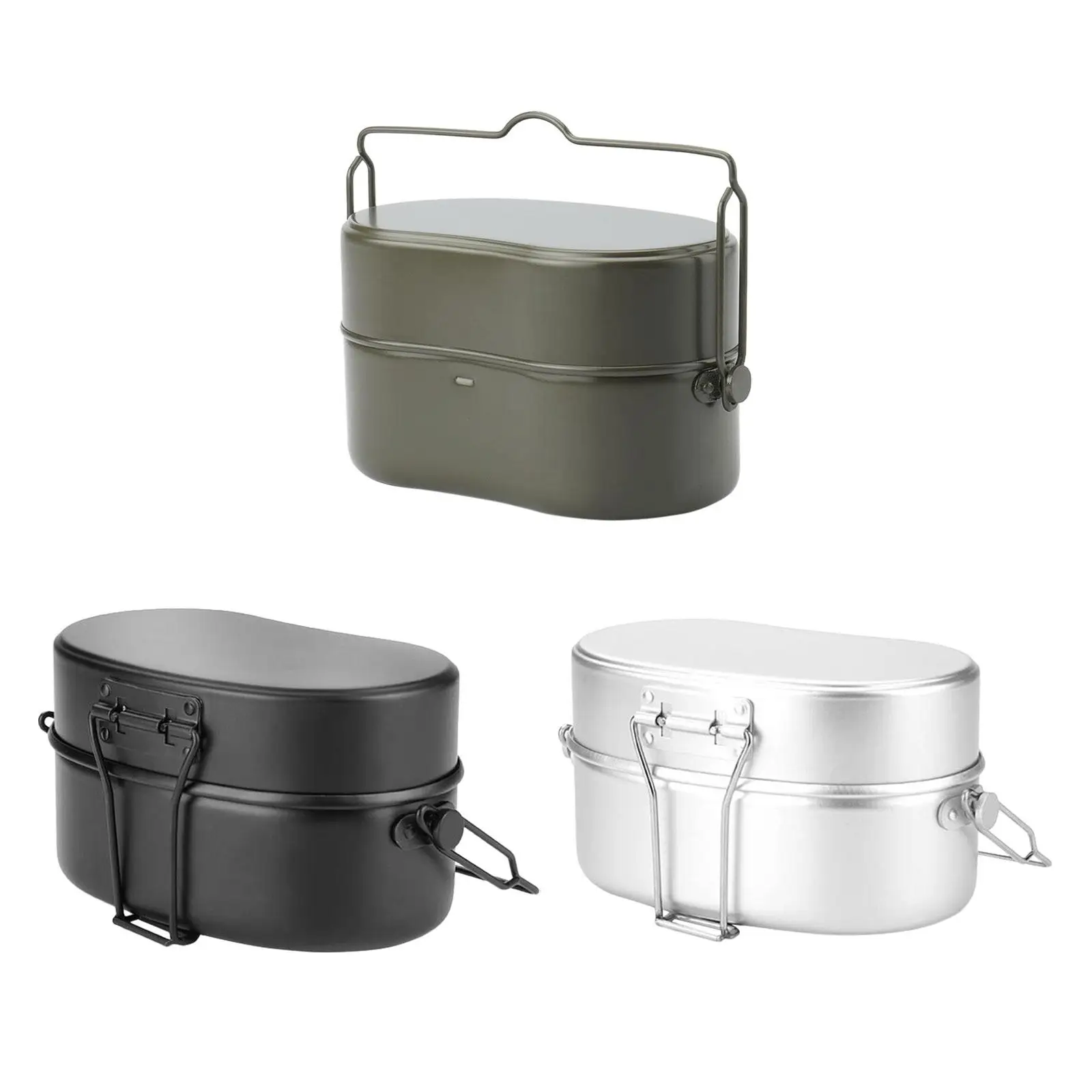 3 in 1 도시락 용품, 샐러드 샌드위치 상자, 조리기구, 캠핑 음식 용기
