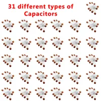 2110PCS Electronic Components Kit Ultimate Edition Various Common Capacitors Resistors T0-92 LED PCB Board DIP-IC Breadboard - Image 5