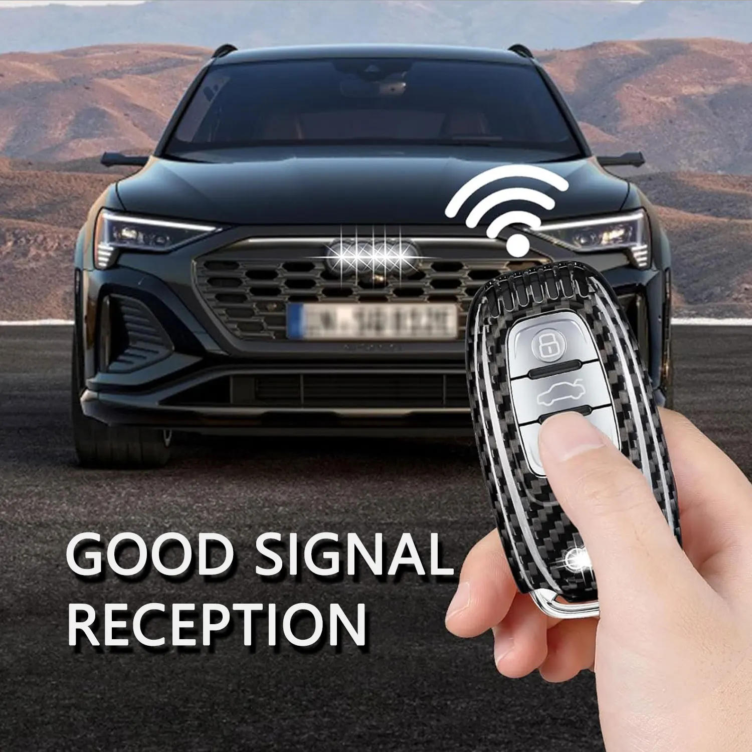 Key Cover In Carbon - Audi Genuine Accessories GCC Markets - Foto 7