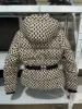 2025 RARA new women's fashion waist with belt hooded down cotton jacket commuting warm windproof jacket more comfortable to wear 3