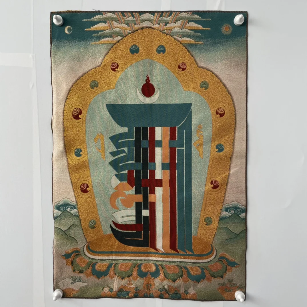 

Thangka Embroidered Torch, Size: 60x90cm