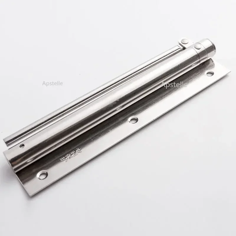 Door Closer Stainless Steel Simple Adjustable Wooden Door Metal Toilet Self Closer Automatic