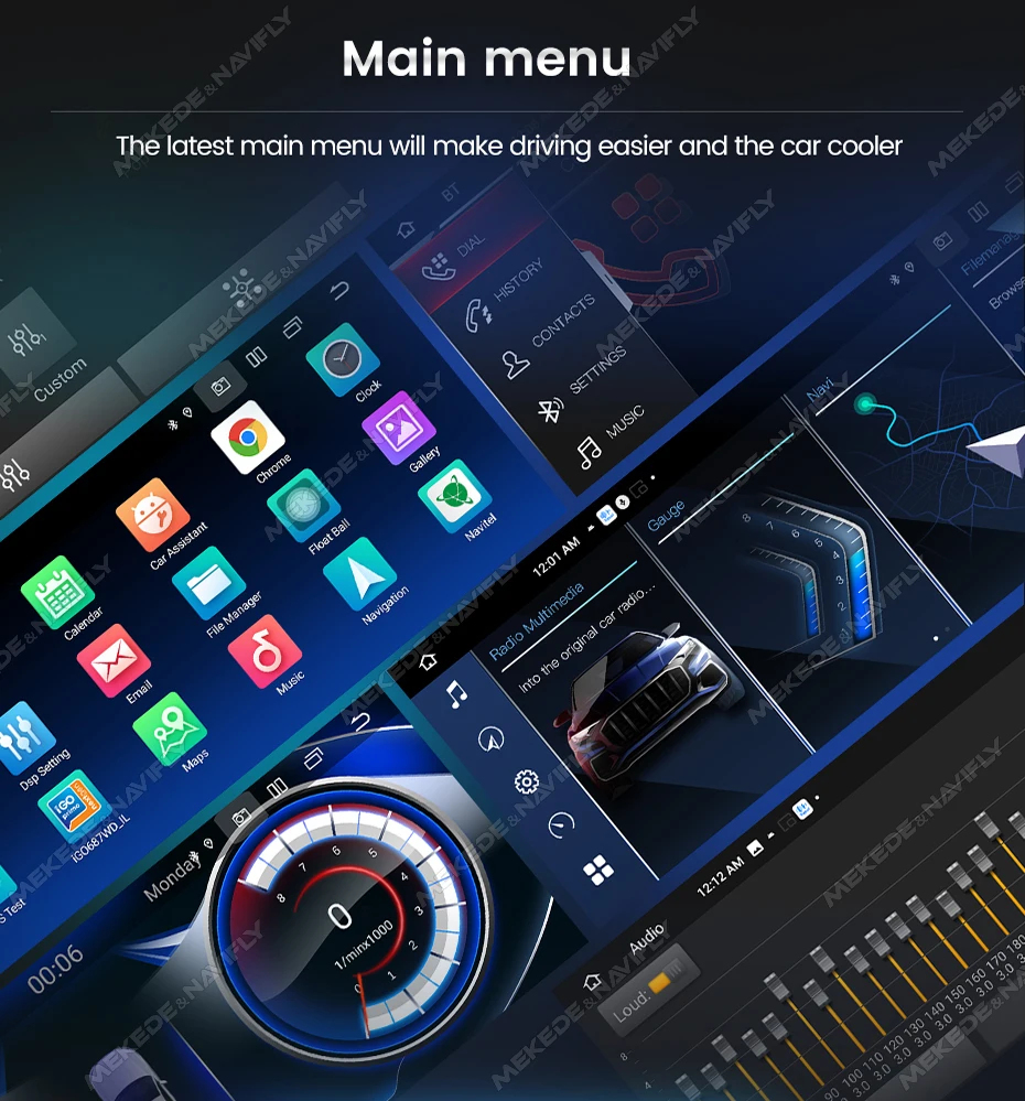 MEKEDE 12 + 512G Drahtlose Carplay Android 14 Auto Auto Radio Für BMW X1 E84 2009-2015 CIC iDrive Stereo GPS Multimedia Player DSP – Detail 15