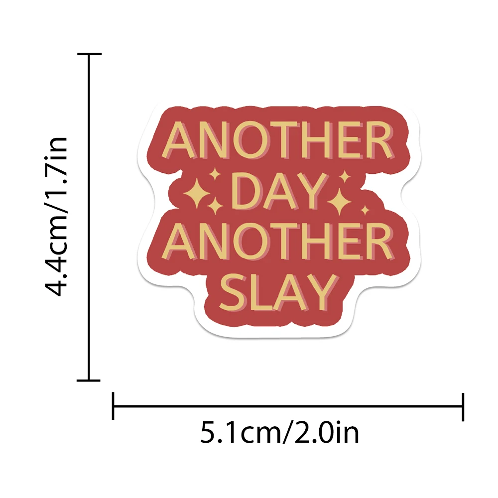 50PCS Funny Waterproof Stickers for Adults - Sarcastic and Cool Decals for Water Bottles, Laptops, and Scrapbooking