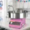 Pink 1030W Electric Commercial Cotton Candy Machine/Candy Floss Maker with Bubble Shield CANDY-KIT-1 6