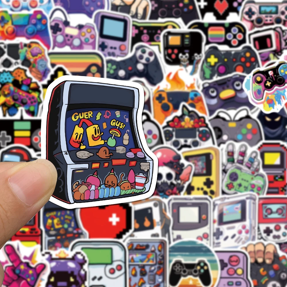 10/30/57pcs Cool Vintage Video Game Stickers Retro Console Graffiti Decals DIY Luggage Scrapbook Waterproof Cartoon Sticker - 5