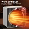 500W Electric Heater PTC Ceramic Heating Hot Air Blower Home Room Small Desktop Fan Heater Winter Low-power Electric Warm Stove 1