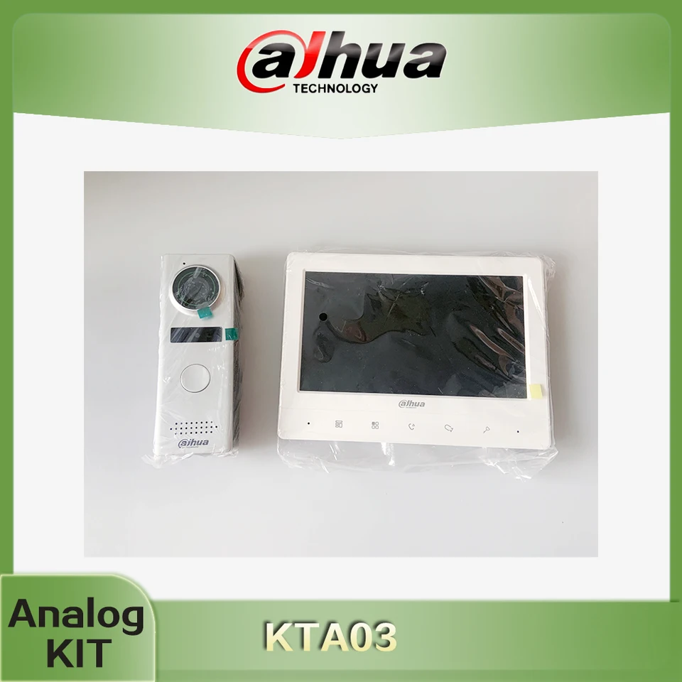 Dahua analog doobell kit 7 screen KTA03 KTA03M door station and indoor  monitor VTH1020J-T VTO1000J VTO1000JM Video Intercom KIT