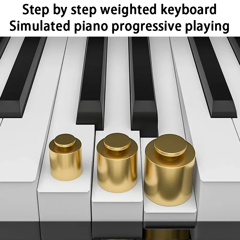 88 Keys Electronic Piano Children Beginners Electronic Organ Adult Professional Keyboard Instruments Portable Pianos Step
