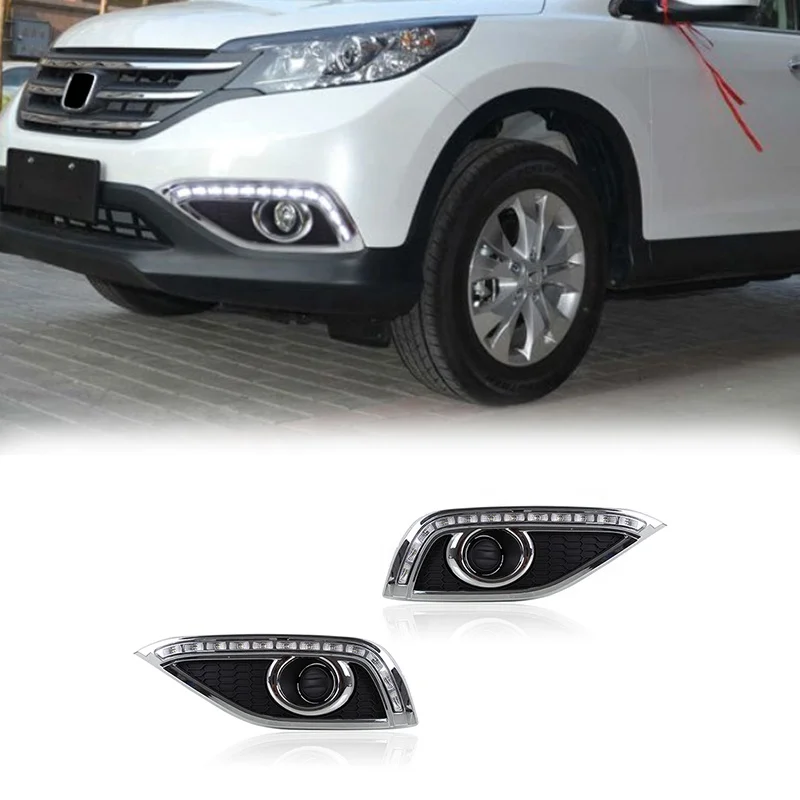 

Gobison CRV Daytime Running Light Modification Led fog Light for Honda 2012 2013 2014 foglight