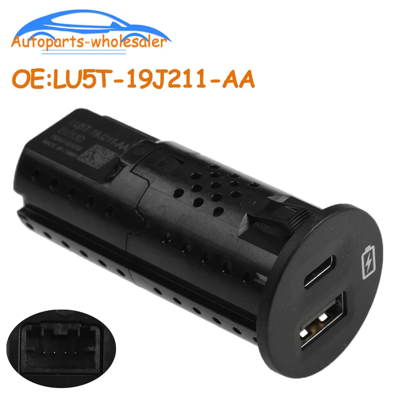 USB AUX Port Adapter LU5T-19J211-AA LU5T19J211AA LU5Z19G317 Ford Kuga 2020-2022