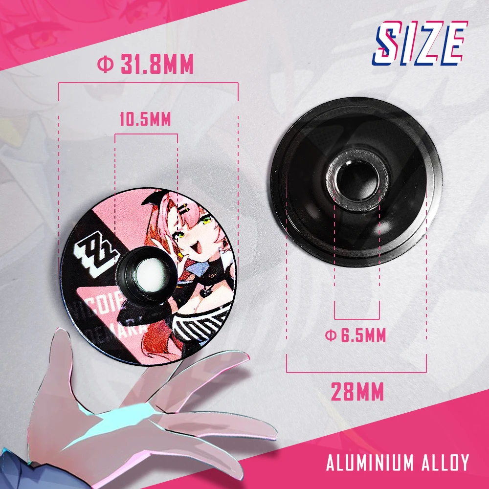Headset Top Cap Bike Aluminum Alloy light Stem Cap Compatible with All Road MTB 1-1/8" Fork Steerer, bicycle headset,bike stem cap,bicycle head cap