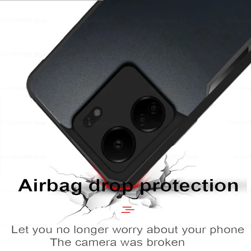 Clear Acrylic Shockproof Armor Case with Lens Protection
