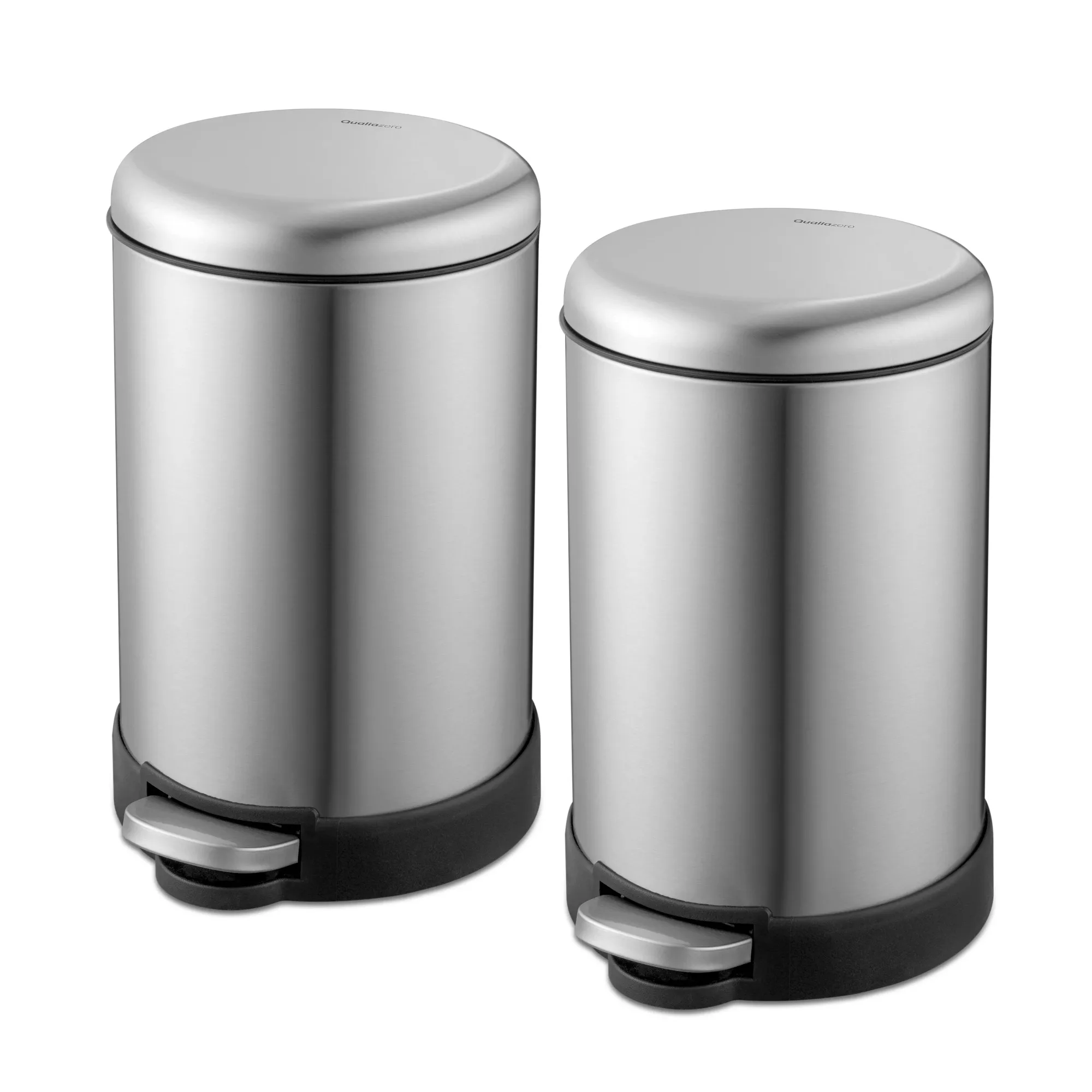 

Trash Can, 1.6 Gallon Round Stepped Trash Can, Stainless Steel