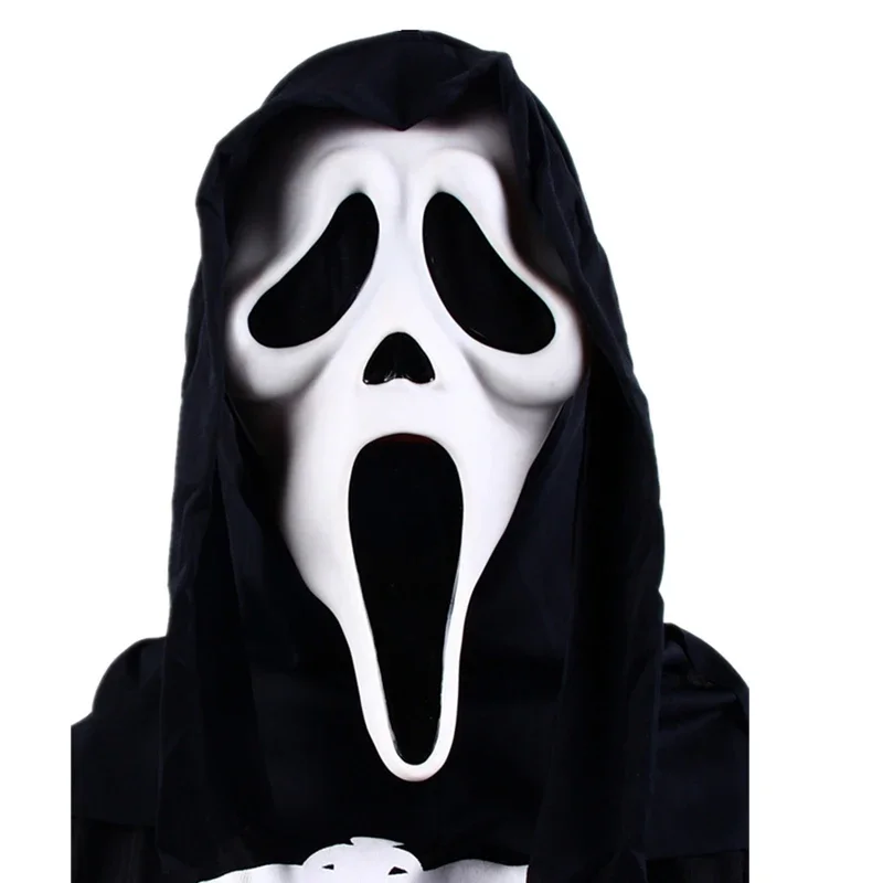 Luminous Mask Halloween Party LED Black V-shaped Daily Cold Light Horror Ghost Festival Dance