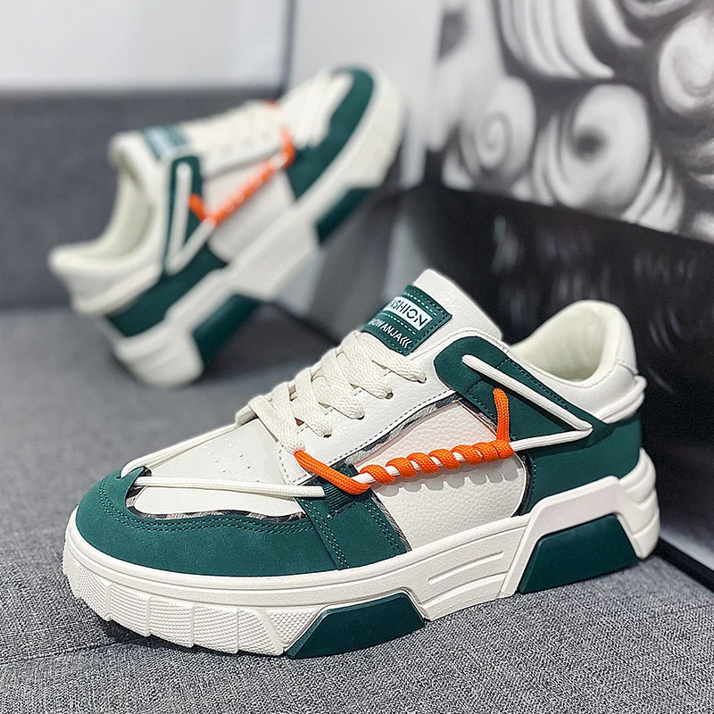 

Damyuan Fashion Vulcanised Shoes Trendy Sports Running Shoes Outdoor Casual Plus Size Men's Shoes Anti-slip Comfortable Sneakers