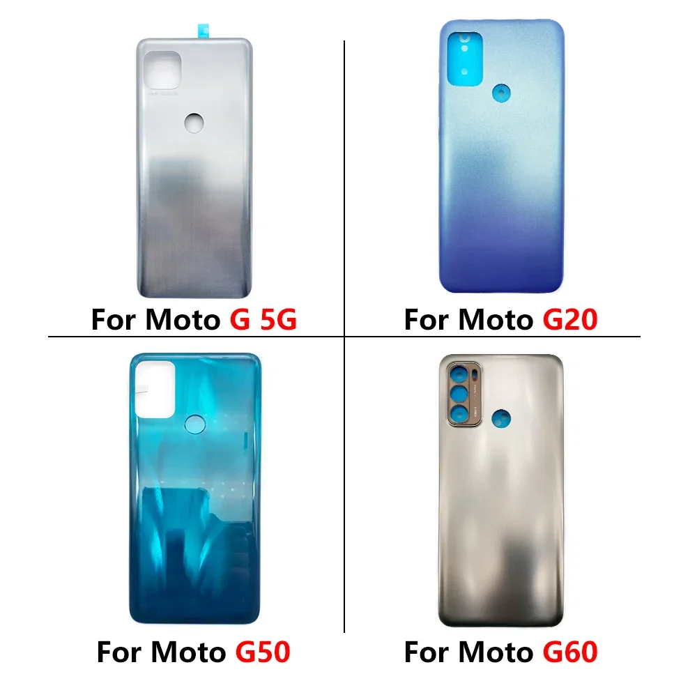 Back Battery Back Cover Door Housing Case Replacement Parts For Motorola Moto E6 Plus E6S G 5G E7 Power G20 G50 G60 phone back cover,glass phone back cover,glass battery cover