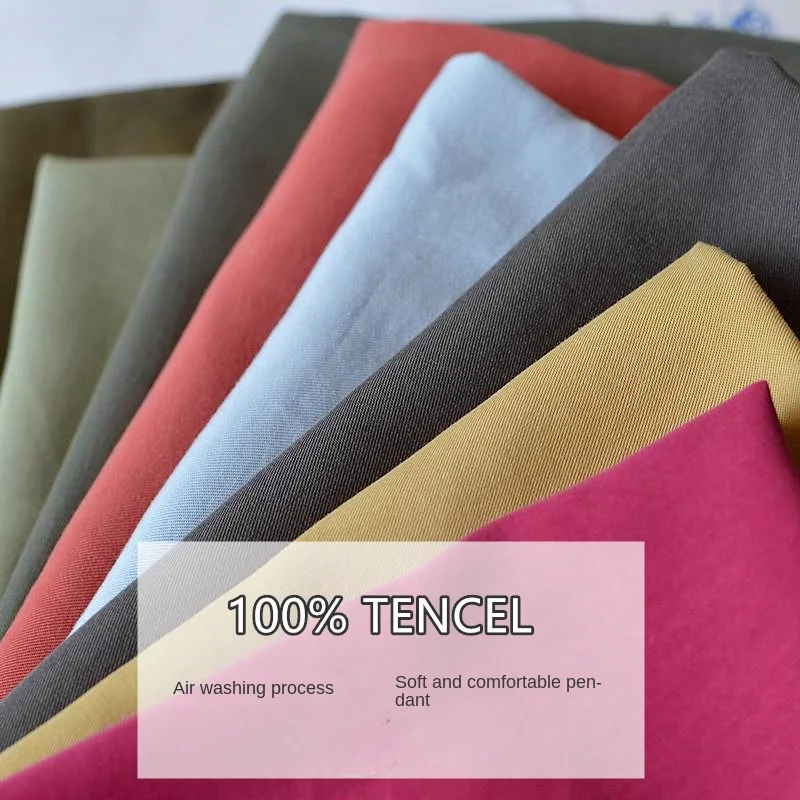 Washed Draping Twill Summer Handmade Diy Shirt Culottes Suit Fabric