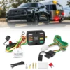 4-Pin Trailer Wiring Harness 56217 for 08-19 Toyota Highlander Plug and Play 4-Way Flat T-Connector Custom Towing Hitch Wiring