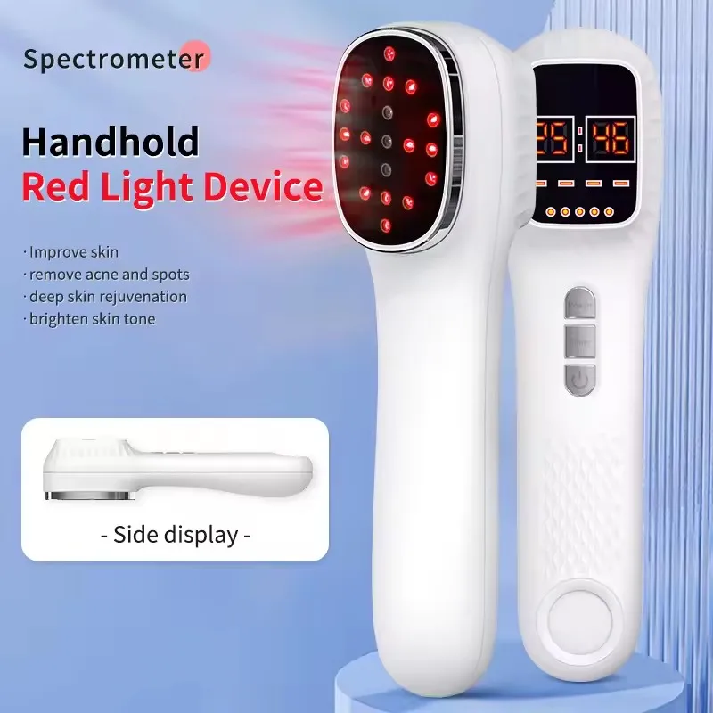 650nm+808nm Handheld Face Body Red Light Infrared Beauty Device Skin Rejuvenation Muscle Joint Body Fatigue Relief Health Care