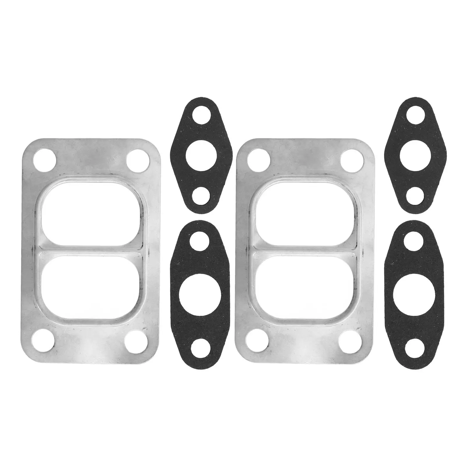 Car Accessories 2 Pcs Gasket Set charger Oil Inlet Outlet Divided Gasket Oil Drain Feed Kit Fit for holset HX35W HX40