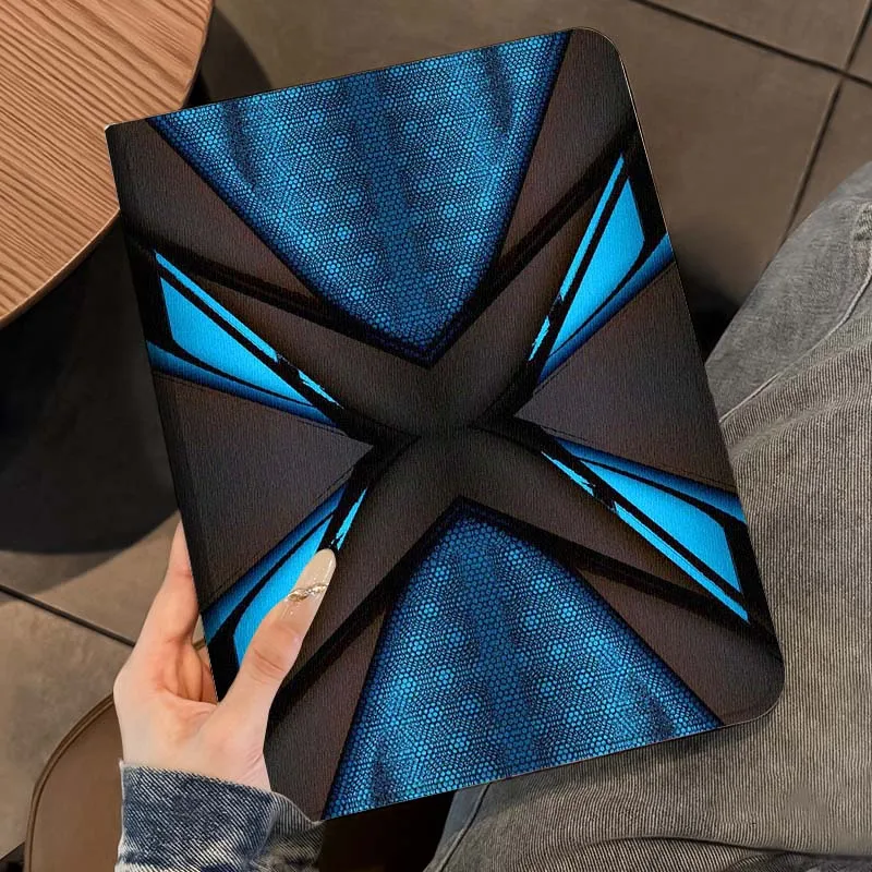 Luxury Cool Pattern Tablet Case, Machinery Design