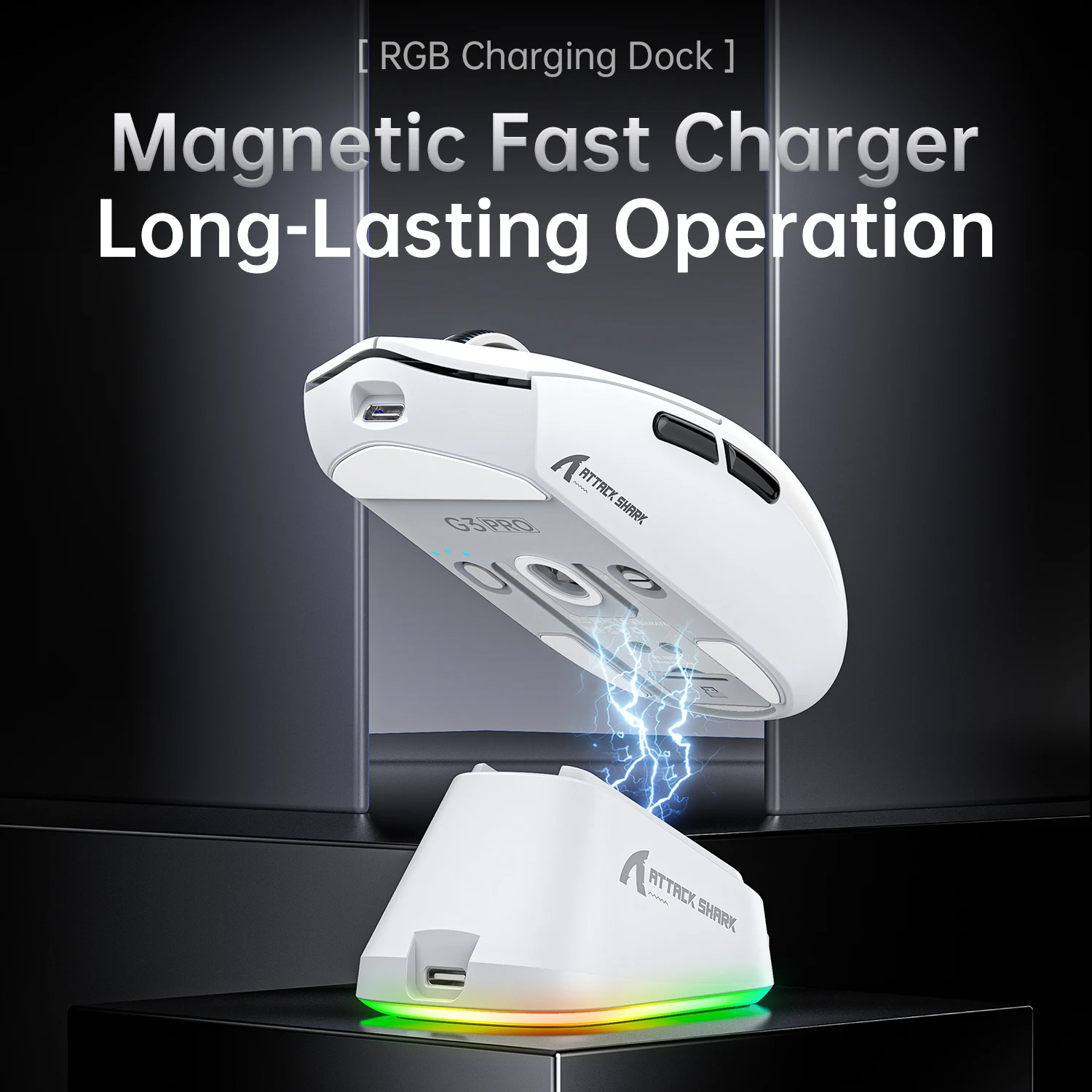 Ultra-Lightweight Tri-Mode Gaming Mouse with Precision Sensor and High Polling Rate