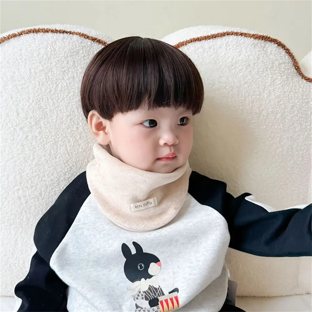 Velvet Thick Kids Scarf Soft Warm Scarves for Boys Girls